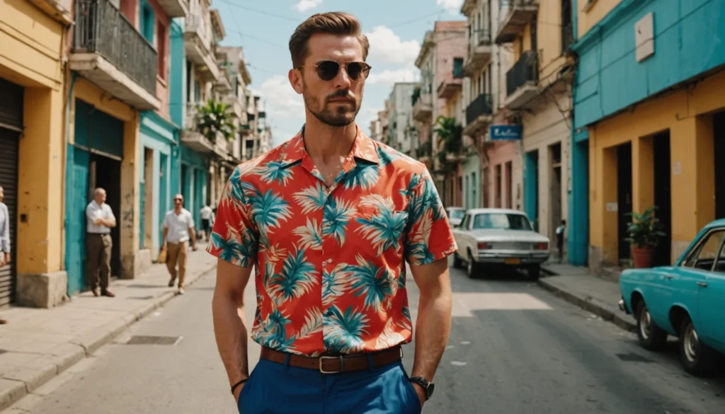 chemise col cubain
