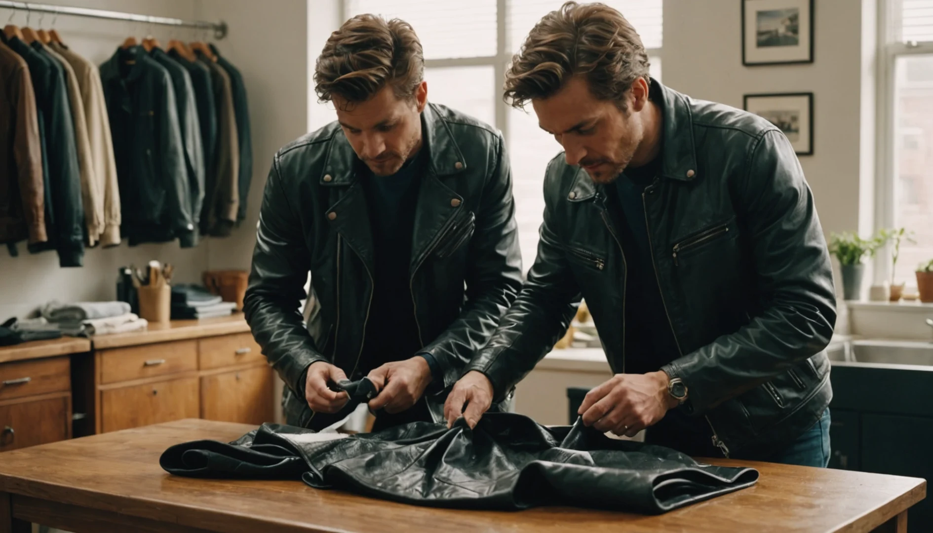 Nettoyer un blouson en cuir : astuces efficaces pour hommes
