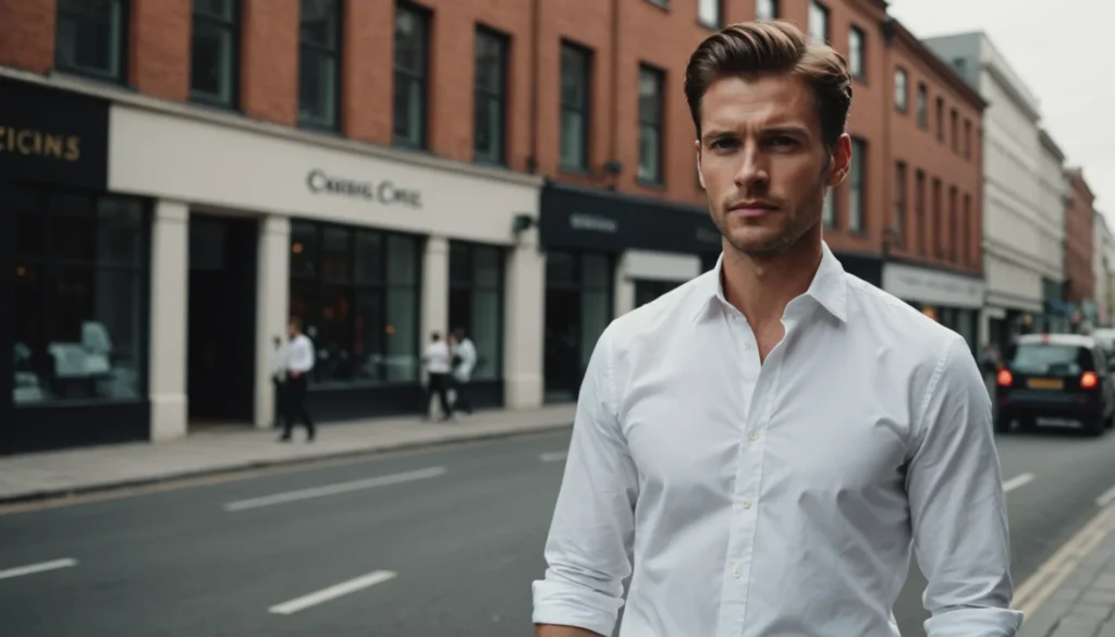 look chemise blanche