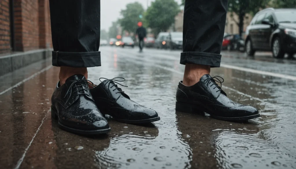 imperméabiliser des chaussures en cuir