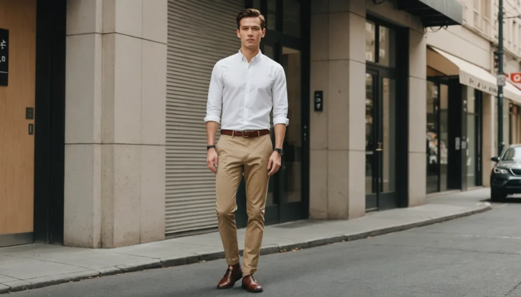 chino homme uniqlo