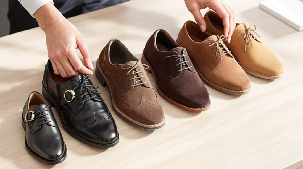 chaussures à lacets homme