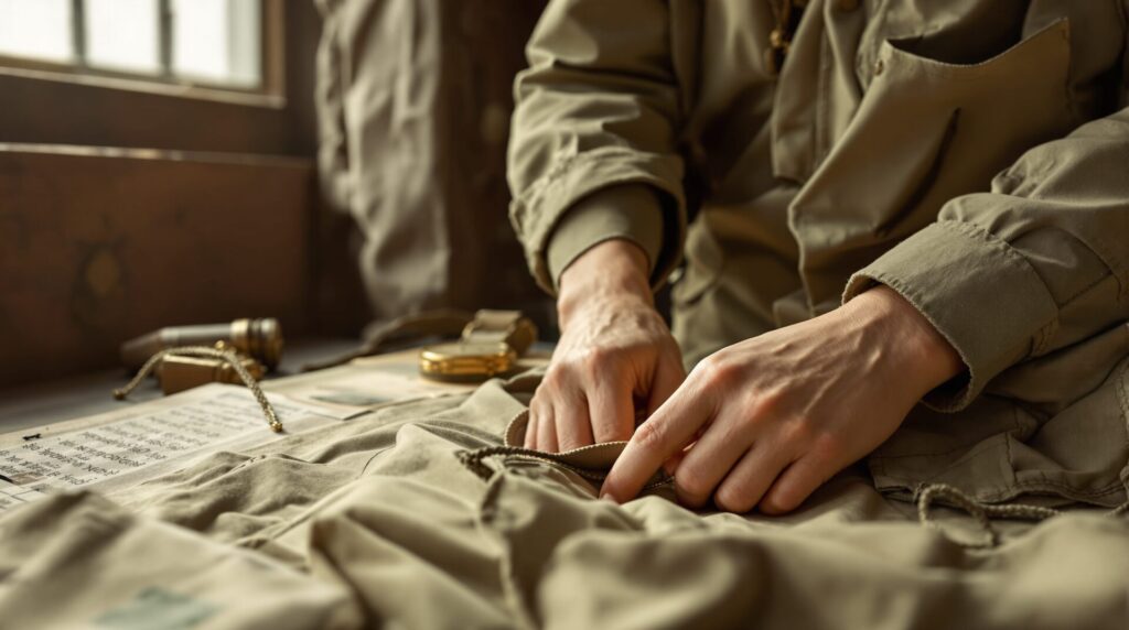 d'où vient la couleur kaki