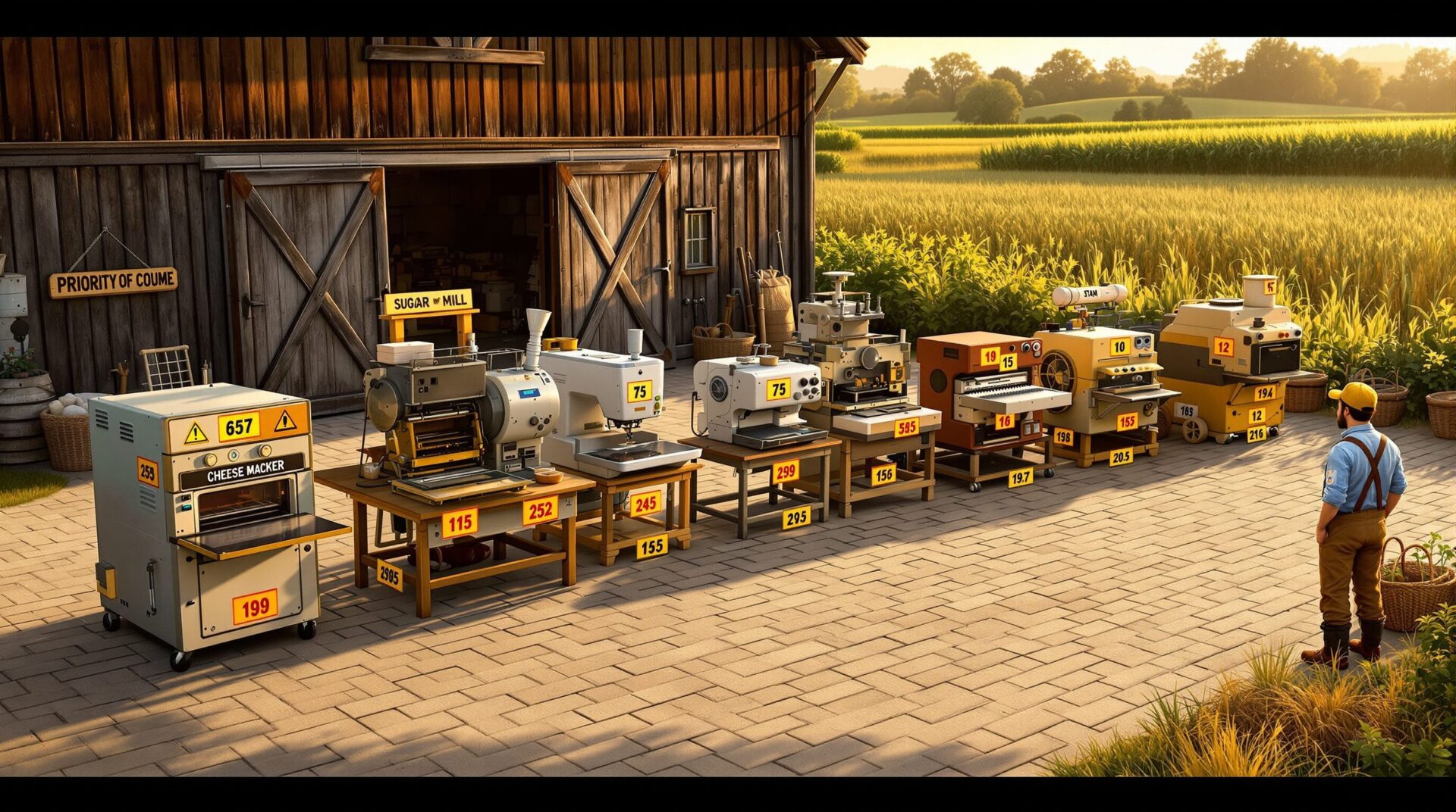 Prix machine Hay Day, top 10 machines à acheter en priorité