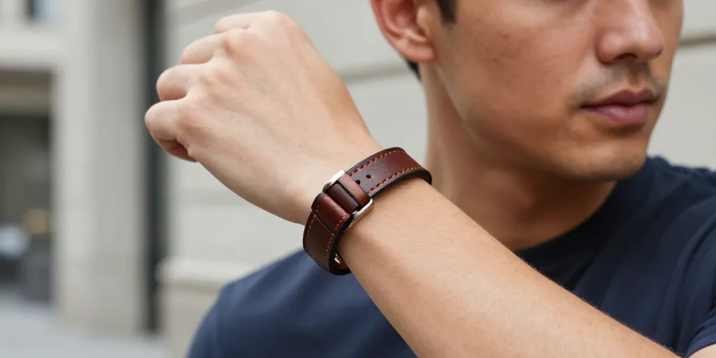 bracelet cuir homme